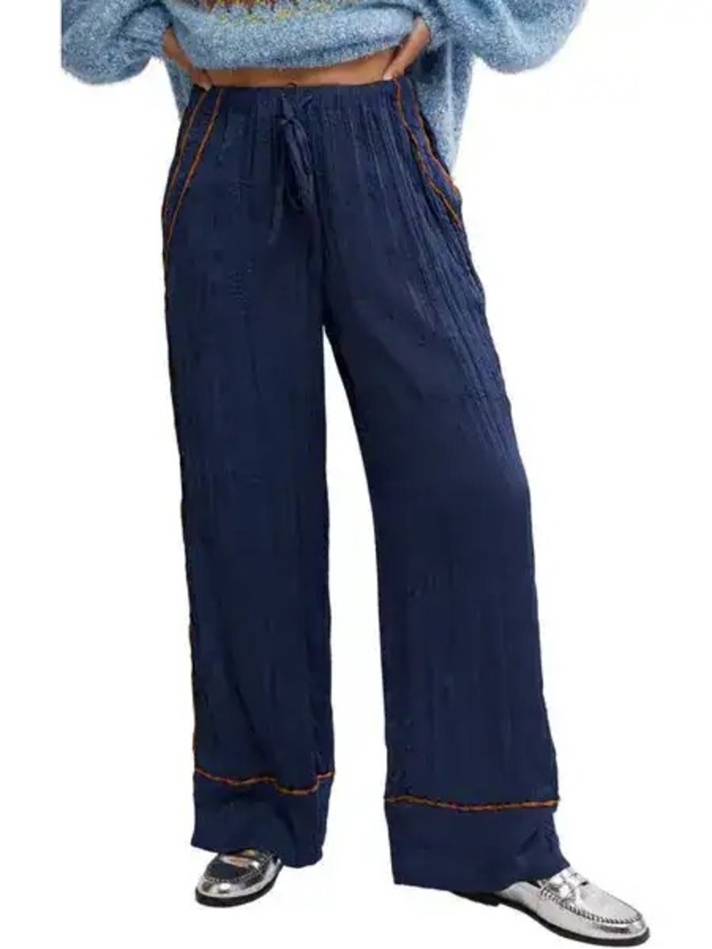 Free People “All Out” Satin Pants XS